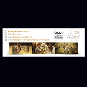 Business Card Design by gilbert j for Fusion+Photography | Design: #2253827