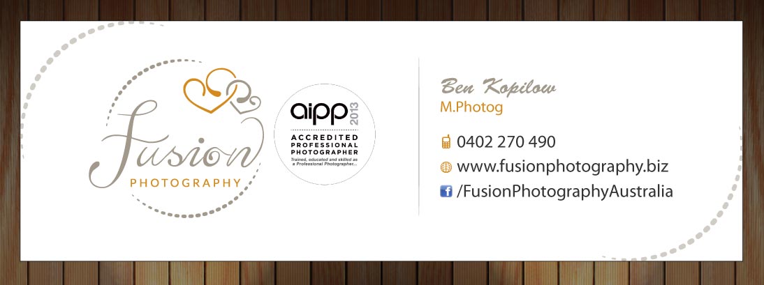 Business Card Design by Sbss for Fusion+Photography | Design #2249437