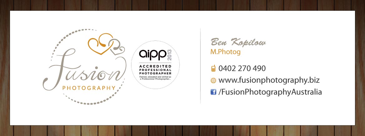 Business Card Design by Sbss for Fusion+Photography | Design #2249586