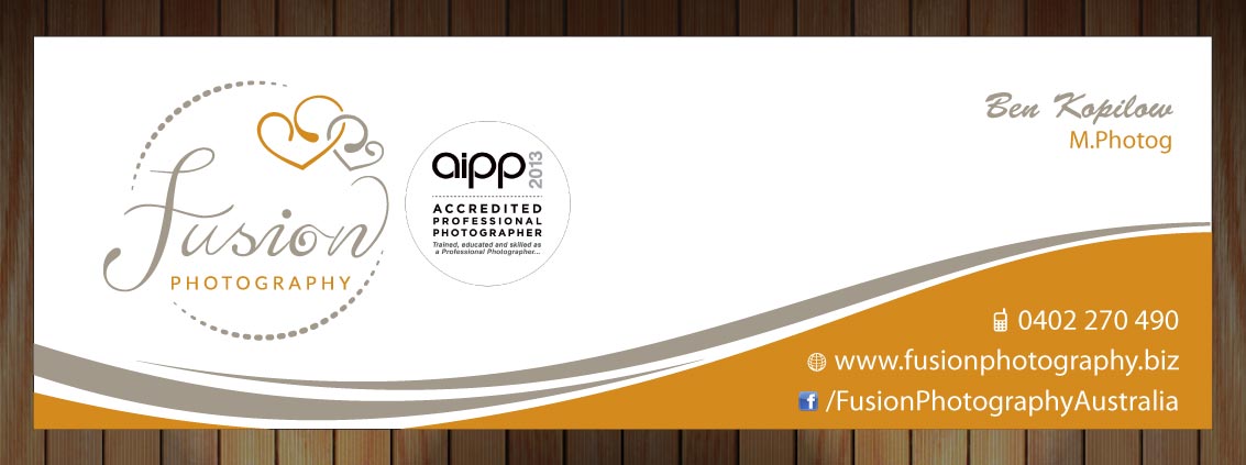 Business Card Design by Sbss for Fusion+Photography | Design #2249720