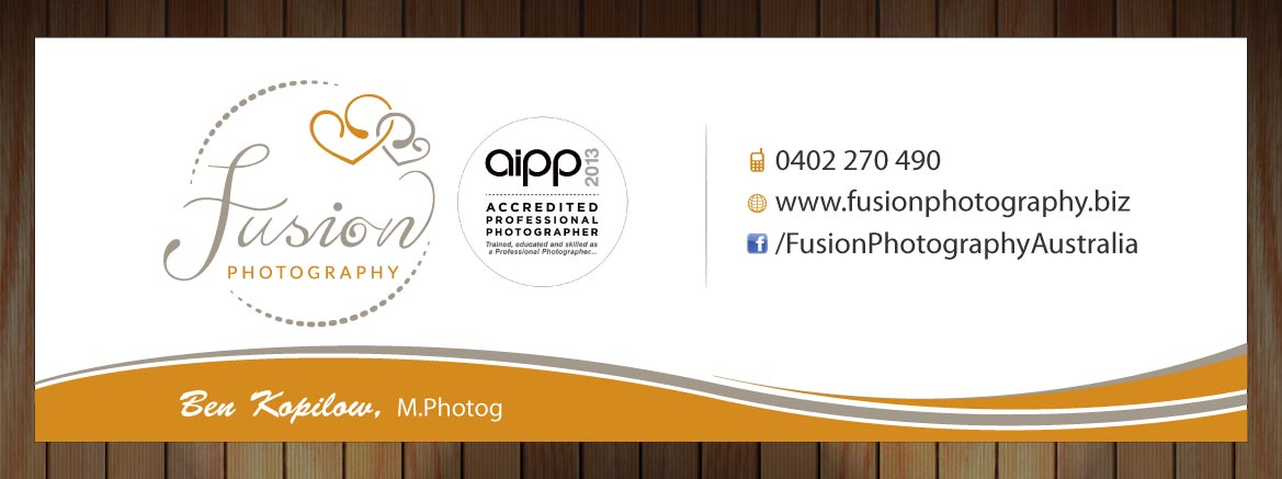 Business Card Design by Sbss for Fusion+Photography | Design #2249795