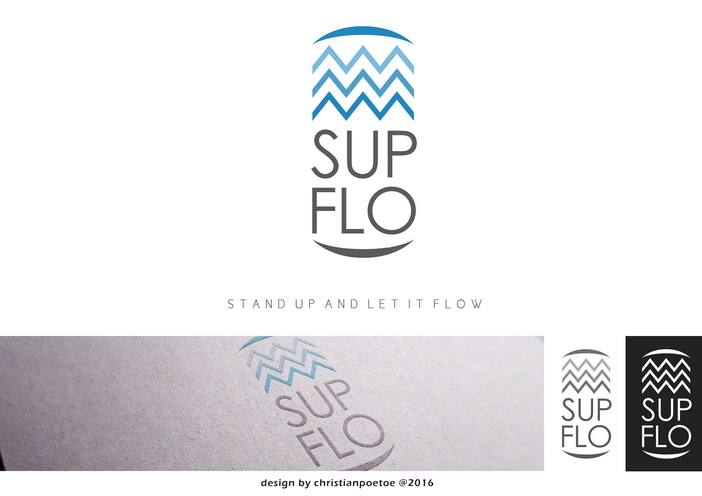 Logo Design by christianpoetoe for SUP FLO | Design #10883320