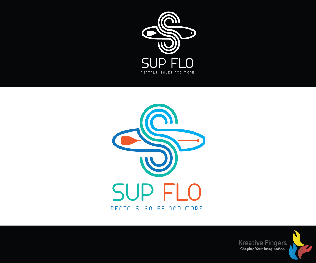 Logo Design by Kreative Fingers for SUP FLO | Design #10938192