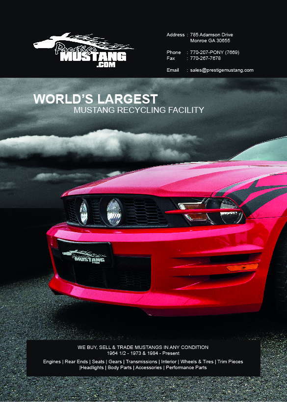 Magazine Design by Marion Richards for Prestige Mustang | Design #10825266