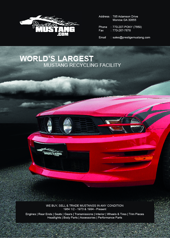 Magazin-Design von Marion Richards für Prestige Mustang | Design #10828819
