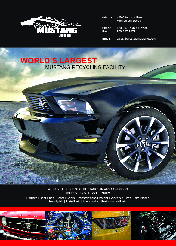 Magazine Design by Marion Richards for Prestige Mustang | Design #10829000