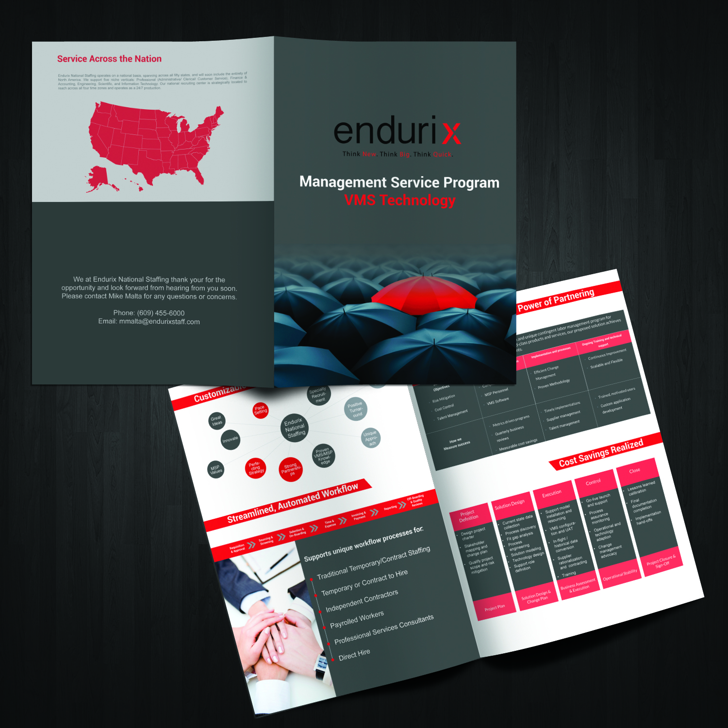 Brochure Design by Kreative Fingers for Lyneer Staffing Solutions | Design #10868442