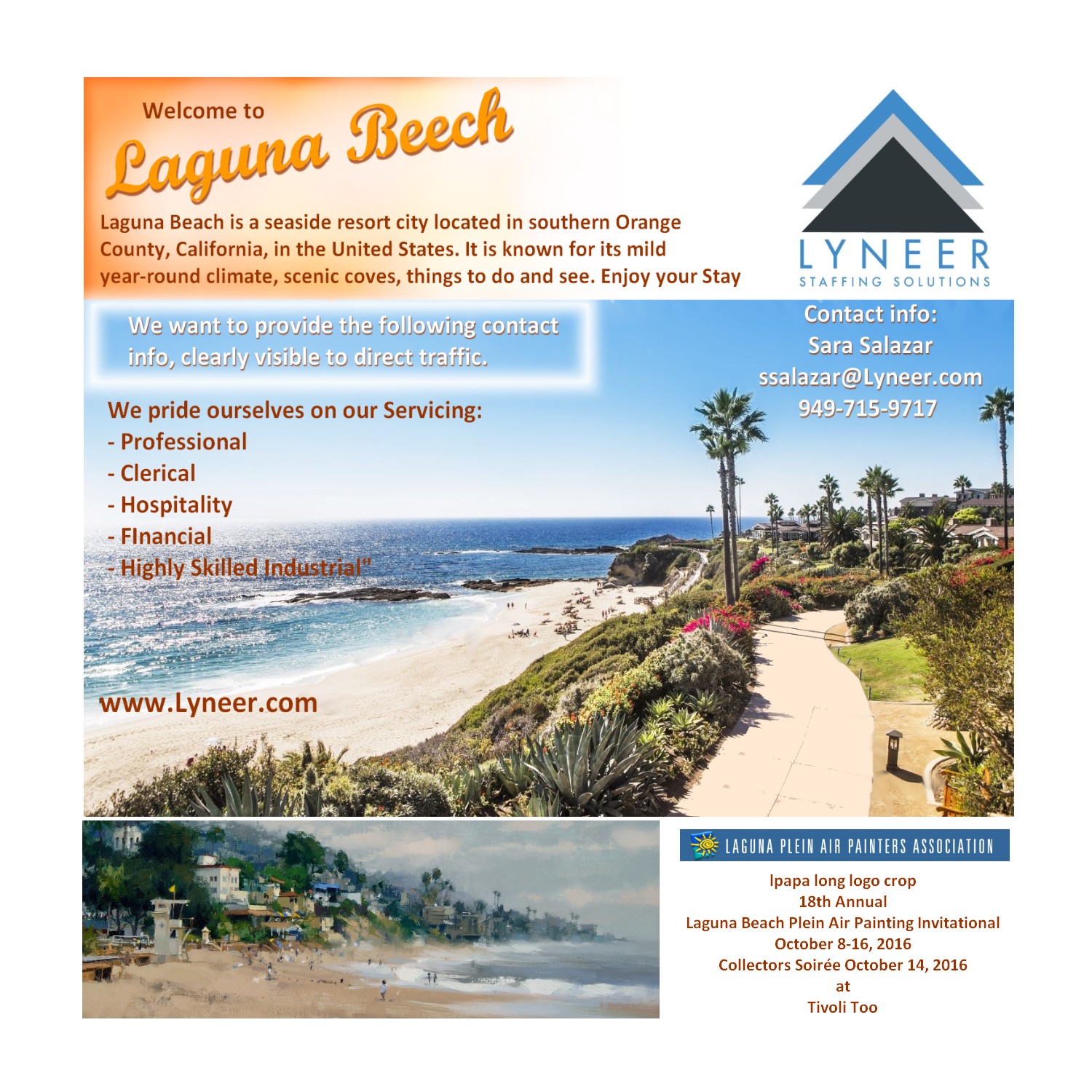 Design Publicitaire par designerone pour Lyneer Staffing Solutions | Design #10813571