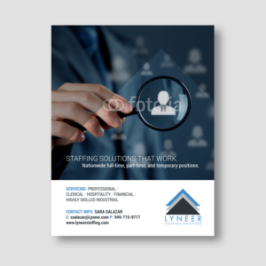 Lyneer Staffing Solutions - Magazine Ad | Diseño Publicitario por  maria.design