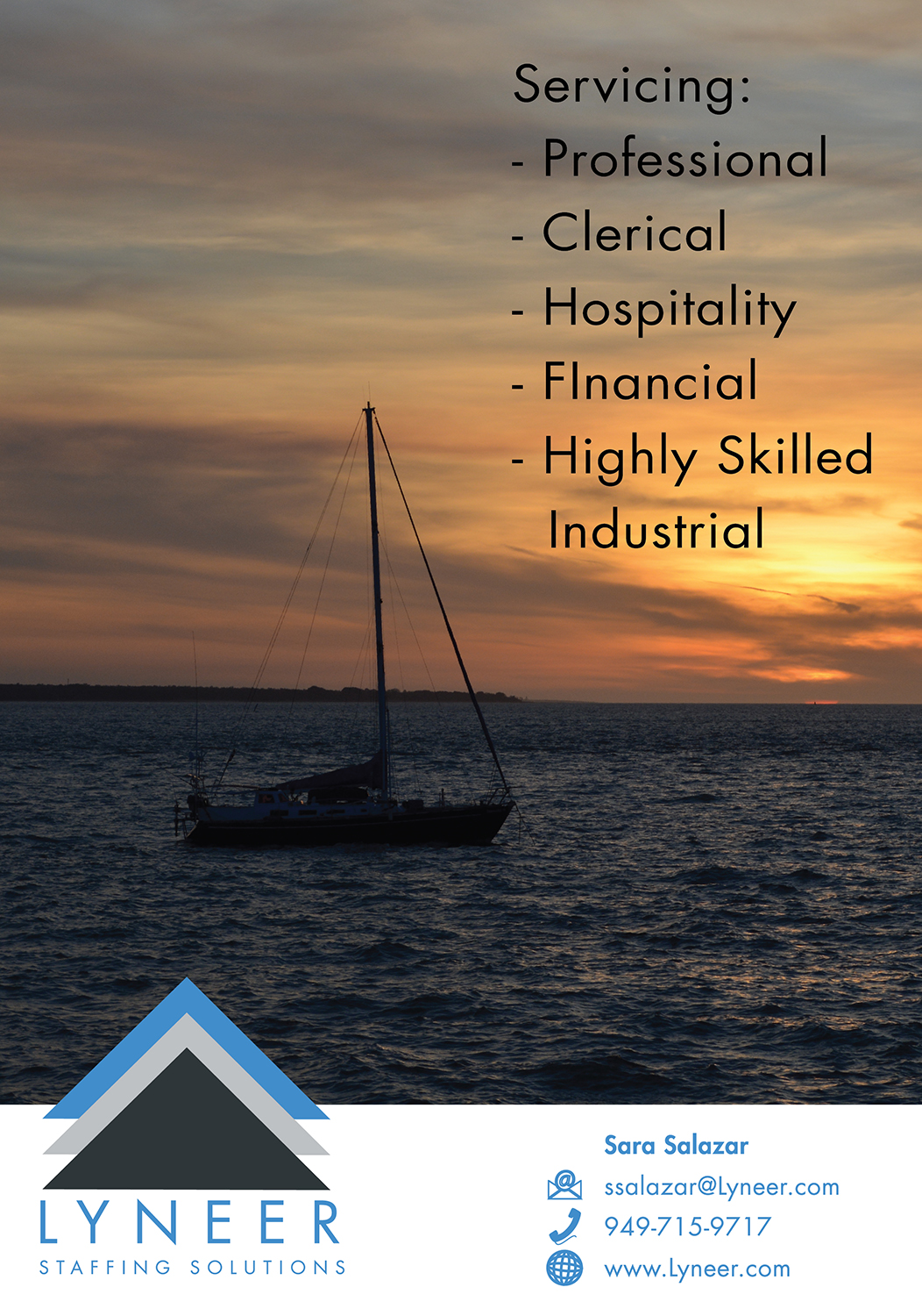 Advertisement Design by perthdesigns for Lyneer Staffing Solutions | Design #10819637
