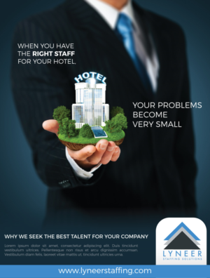 Lyneer Staffing Solutions - Magazine Ad | Diseño Publicitario por JCR