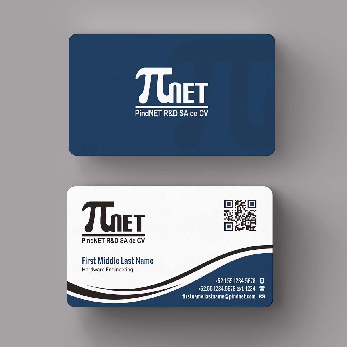 Business Card Design by INDIAN_Ashok for PindNET R&D SA de CV | Design #10822264