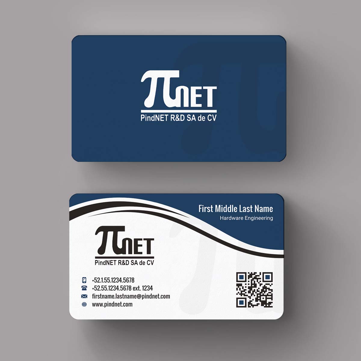 Business Card Design by INDIAN_Ashok for PindNET R&D SA de CV | Design #10822265