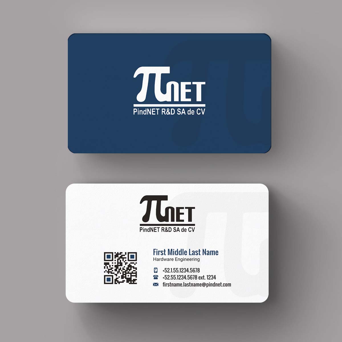 Business Card Design by INDIAN_Ashok for PindNET R&D SA de CV | Design #10822267