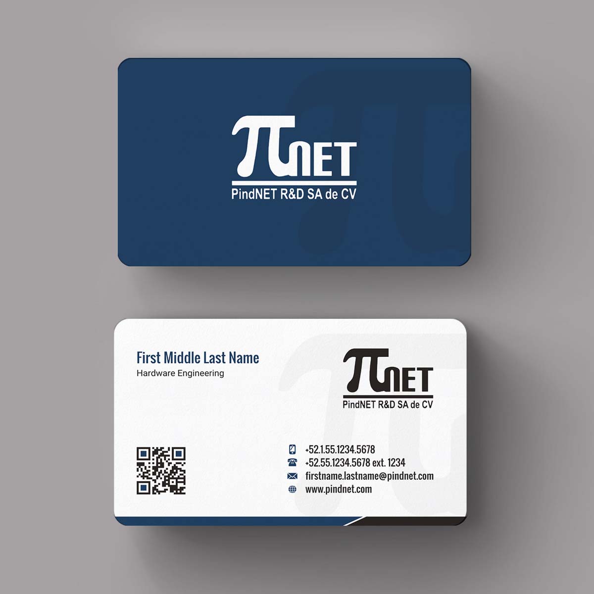 Business Card Design by INDIAN_Ashok for PindNET R&D SA de CV | Design #10822270