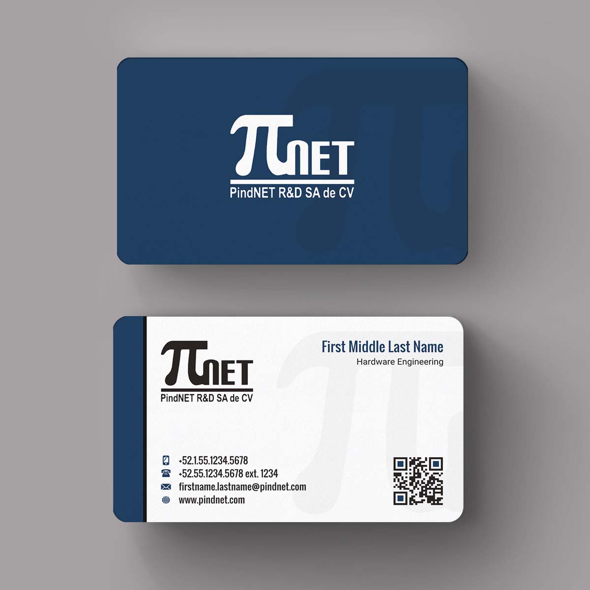 Business Card Design by INDIAN_Ashok for PindNET R&D SA de CV | Design #10822271