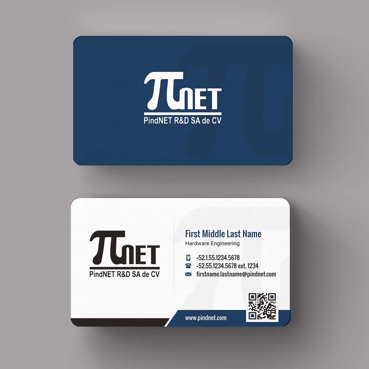 Business Card Design by INDIAN_Ashok for PindNET R&D SA de CV | Design #10822272