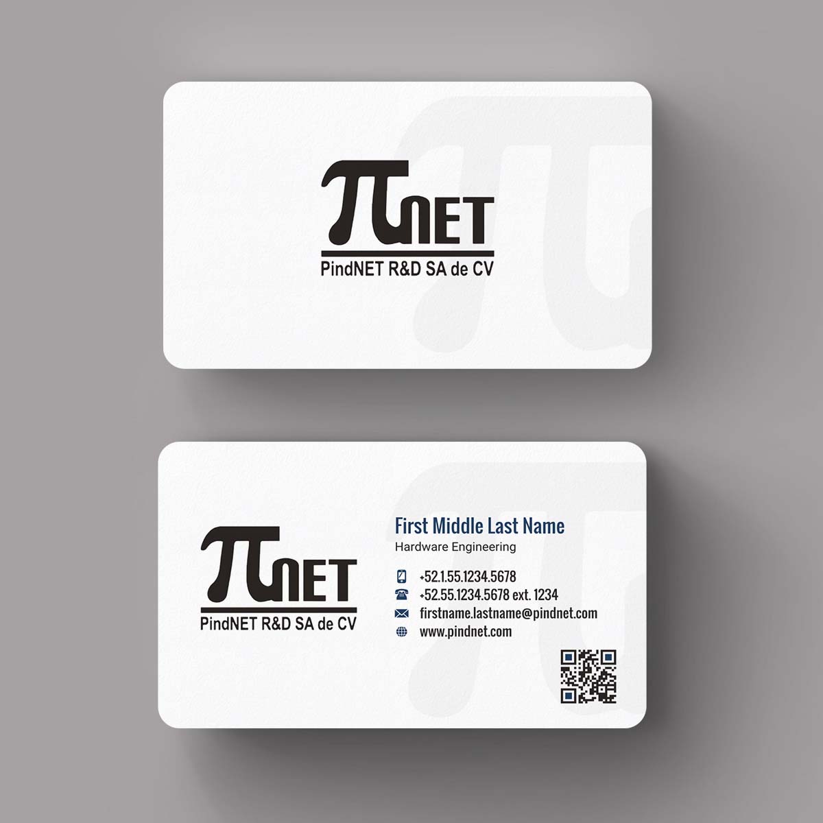 Business Card Design by INDIAN_Ashok for PindNET R&D SA de CV | Design #10822275