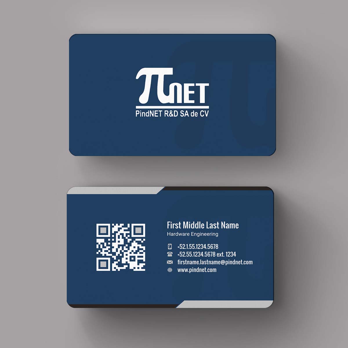 Business Card Design by INDIAN_Ashok for PindNET R&D SA de CV | Design #10822276