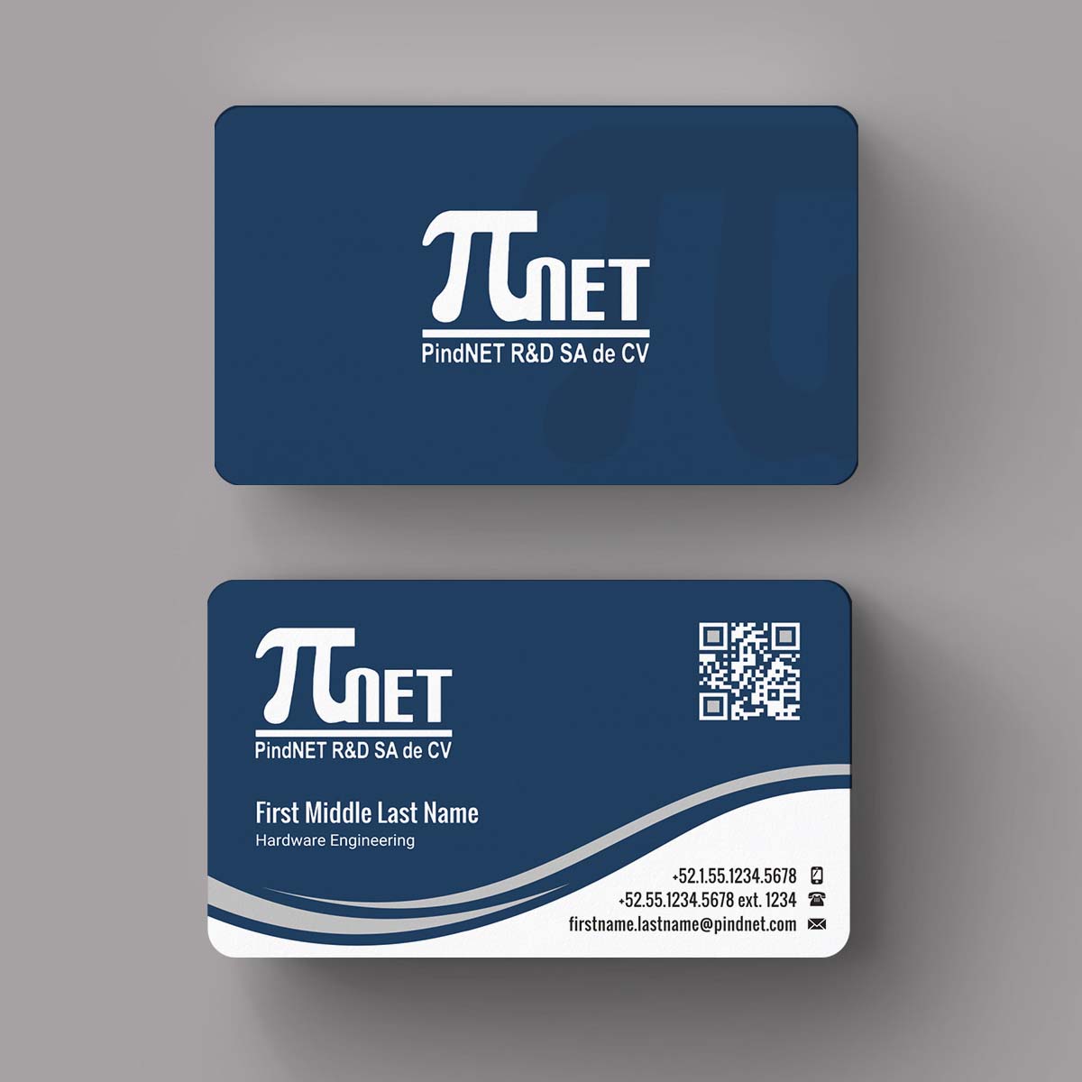 Business Card Design by INDIAN_Ashok for PindNET R&D SA de CV | Design #10822282