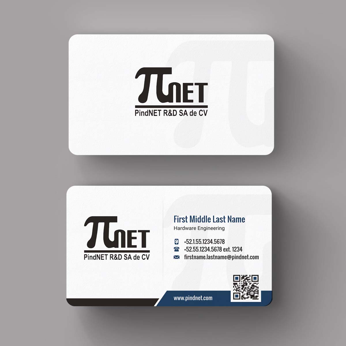 Business Card Design by INDIAN_Ashok for PindNET R&D SA de CV | Design #10822287