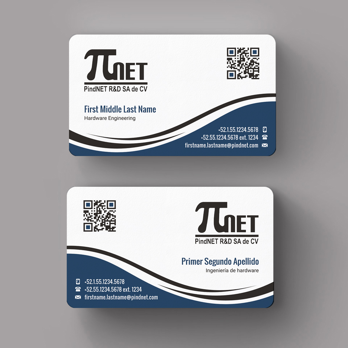 Business Card Design by INDIAN_Ashok for PindNET R&D SA de CV | Design #10822294