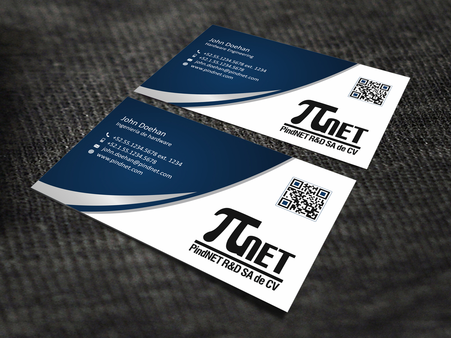 Business Card Design by SKYdesign for PindNET R&D SA de CV | Design #10834002