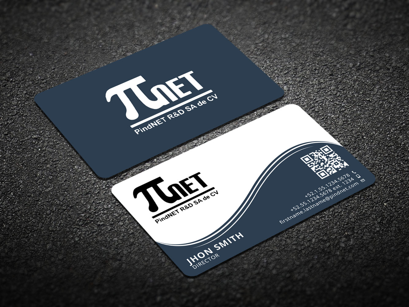 Business Card Design by Verified artistry (Design garden) for PindNET R&D SA de CV | Design #10830929