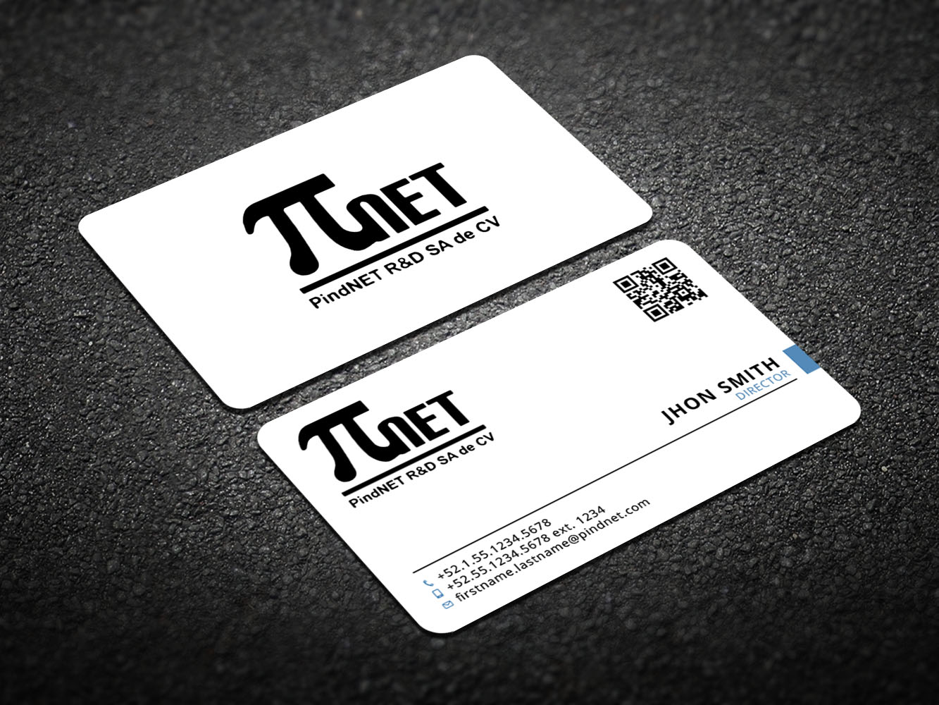 Business Card Design by Verified artistry (Design garden) for PindNET R&D SA de CV | Design #10830948
