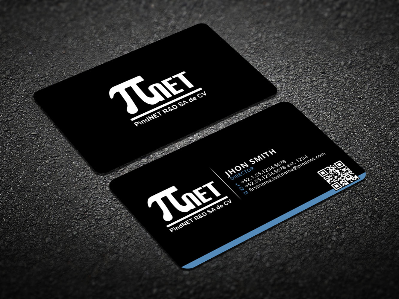 Business Card Design by Verified artistry (Design garden) for PindNET R&D SA de CV | Design #10830950