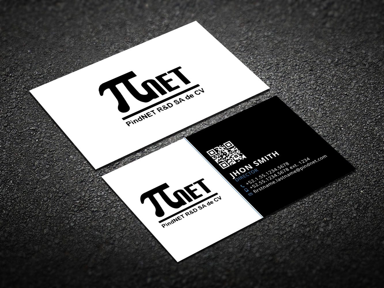 Business Card Design by Verified artistry (Design garden) for PindNET R&D SA de CV | Design #10830952