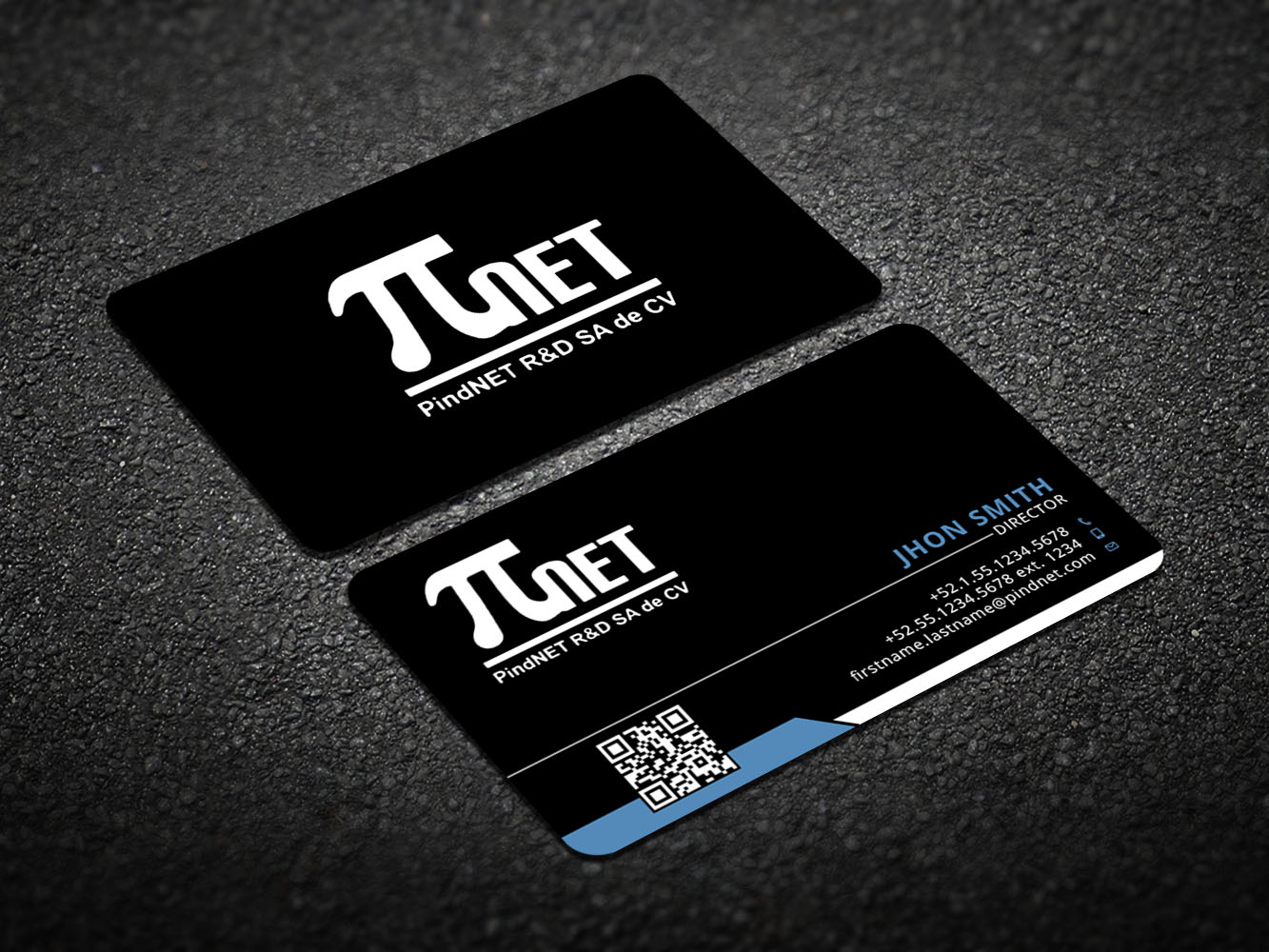 Business Card Design by Verified artistry (Design garden) for PindNET R&D SA de CV | Design #10830956