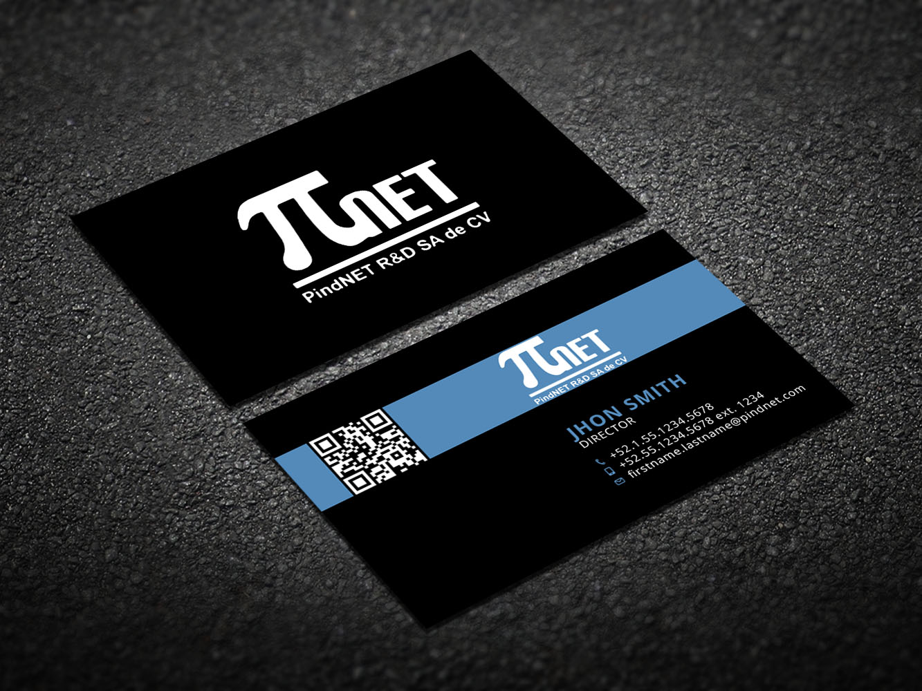 Business Card Design by Verified artistry (Design garden) for PindNET R&D SA de CV | Design #10830960