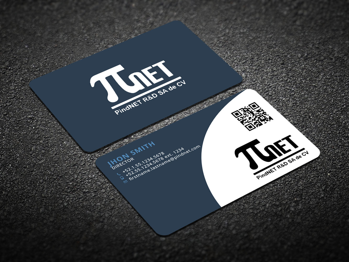 Business Card Design by Verified artistry (Design garden) for PindNET R&D SA de CV | Design #10830962