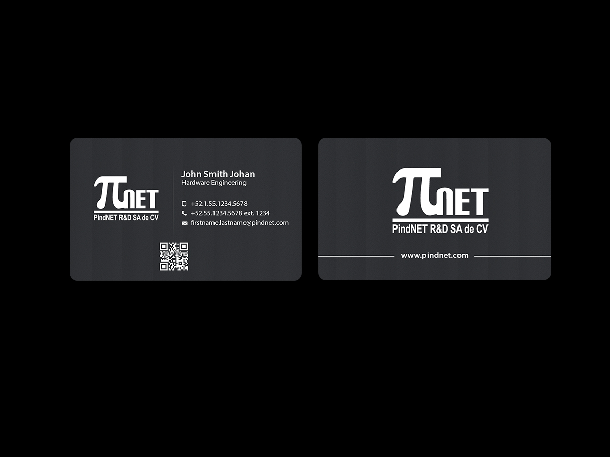 Business Card Design by Creations Box 2015 for PindNET R&D SA de CV | Design #10833049