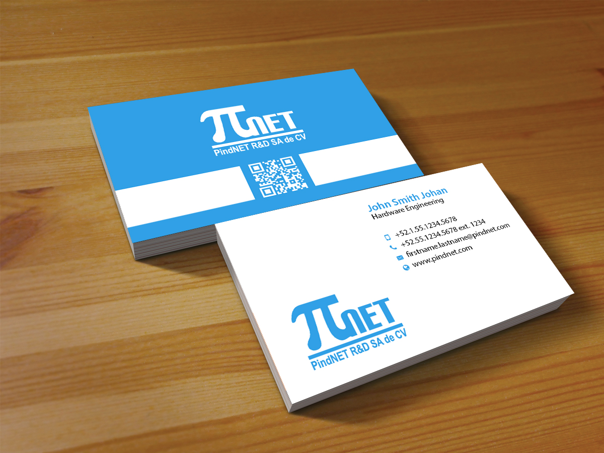Business Card Design by Creations Box 2015 for PindNET R&D SA de CV | Design #10833057