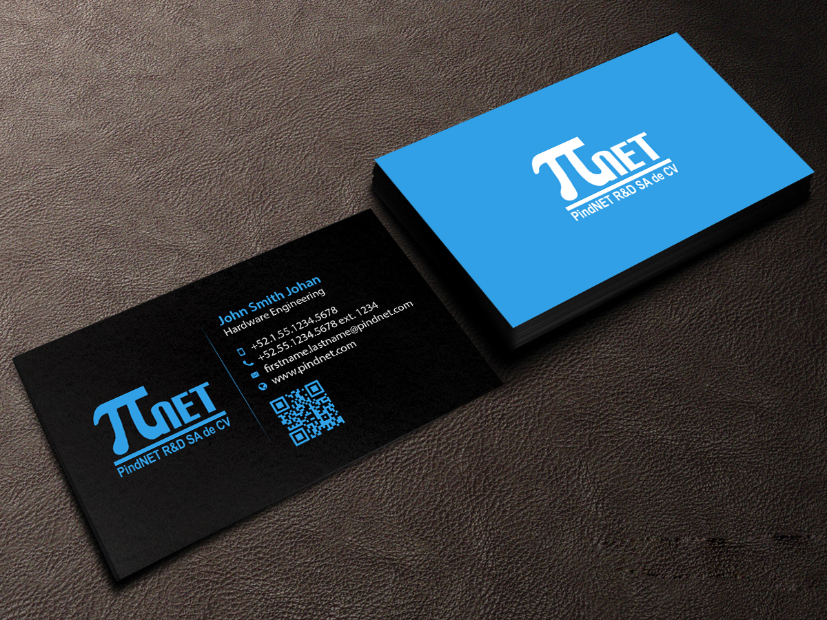 Business Card Design by Creations Box 2015 for PindNET R&D SA de CV | Design #10833077
