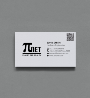 Visitenkarten-Design von chandrayaan.creative für PindNET R&D SA de CV | Design: #10824126