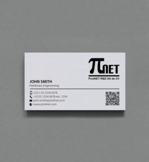 Visitenkarten-Design von chandrayaan.creative für PindNET R&D SA de CV | Design: #10824128