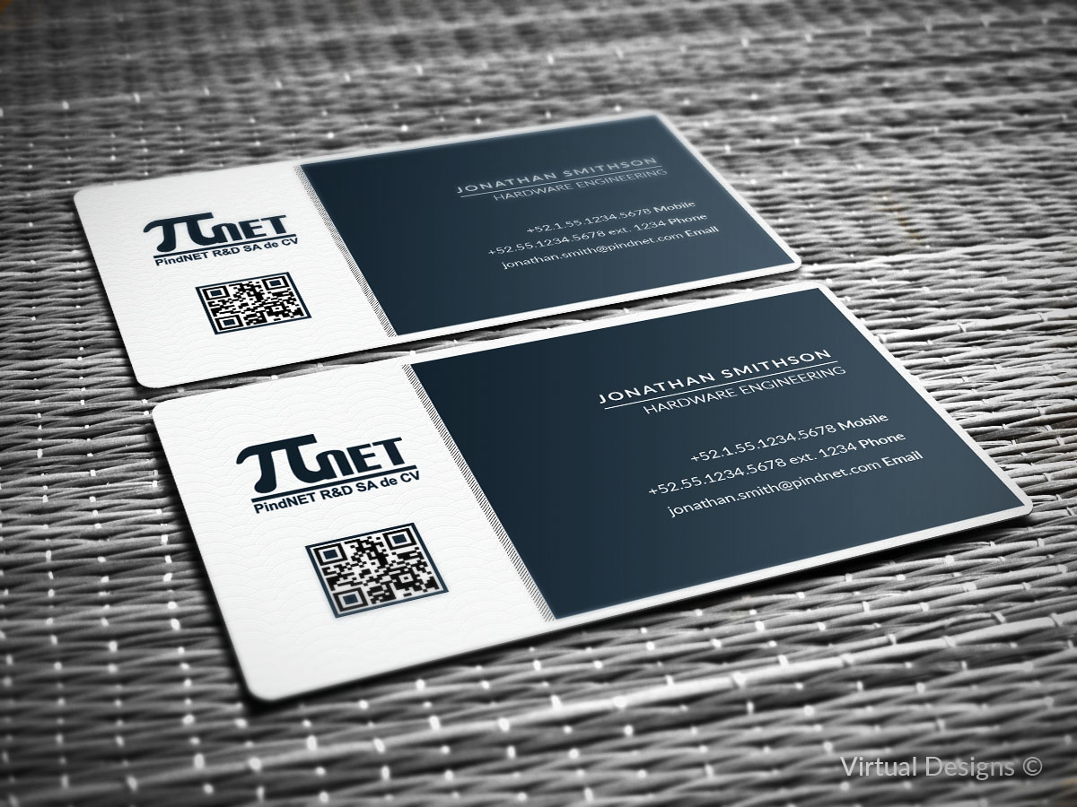 Business Card Design by SyncFuse™ Solutions for PindNET R&D SA de CV | Design #10823923
