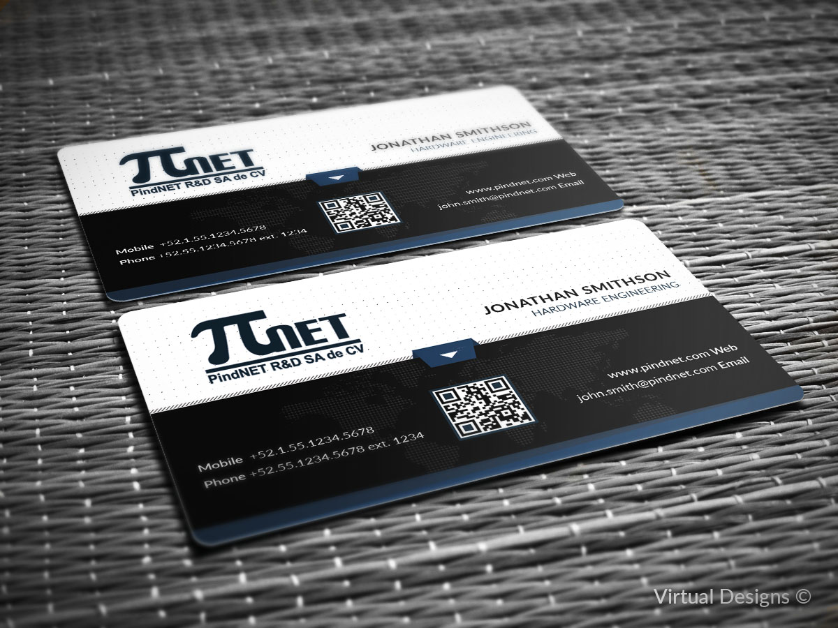 Visitenkarten-Design von SyncFuse™ Solutions für PindNET R&D SA de CV | Design #10824264