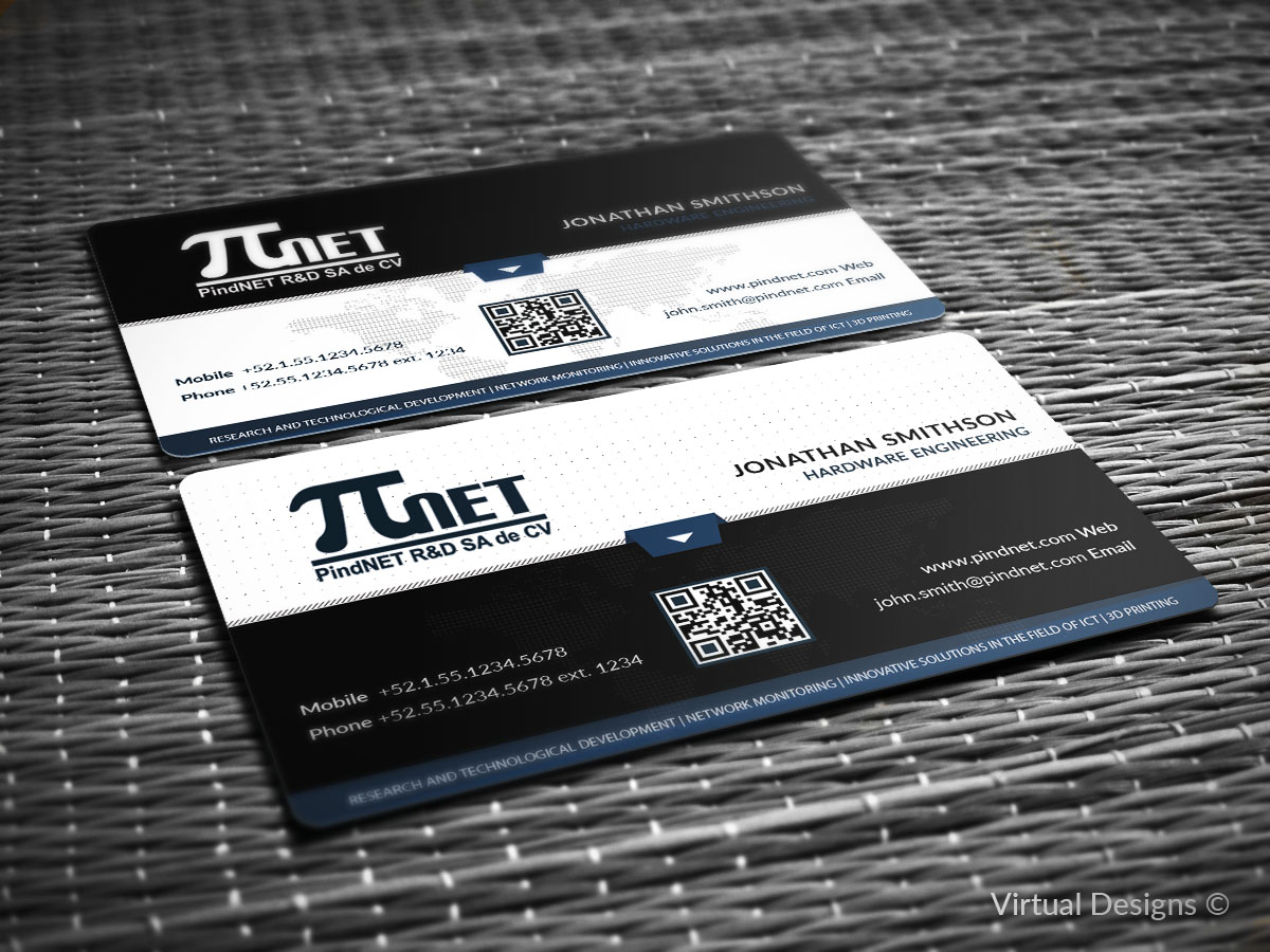 Diseño de Tarjeta de Presentación por SyncFuse™ Solutions para PindNET R&D SA de CV | Diseño: #10826776