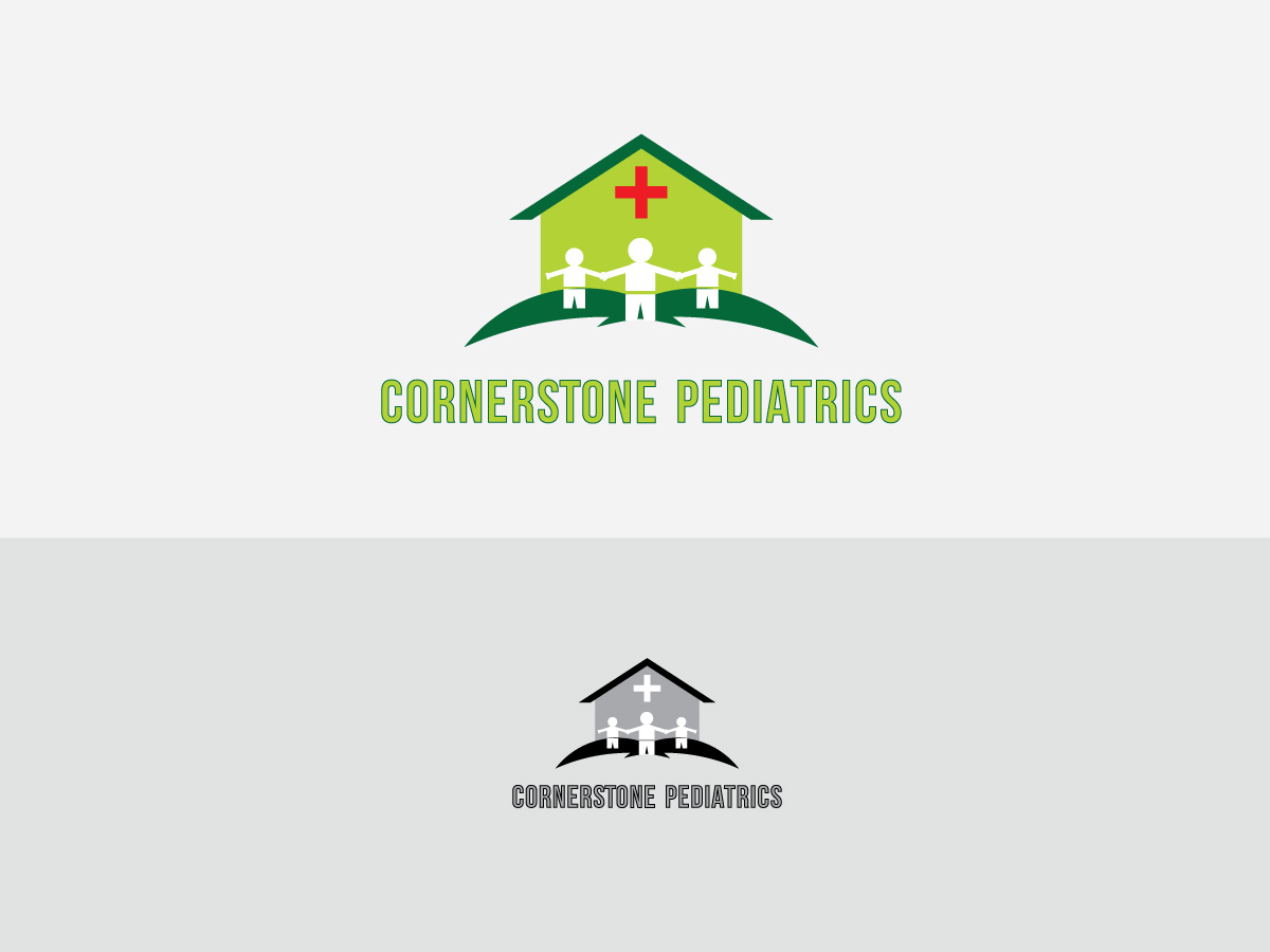 Logo Design by Wonderful design for Cornerstone Pediatrics  | Design #14363951