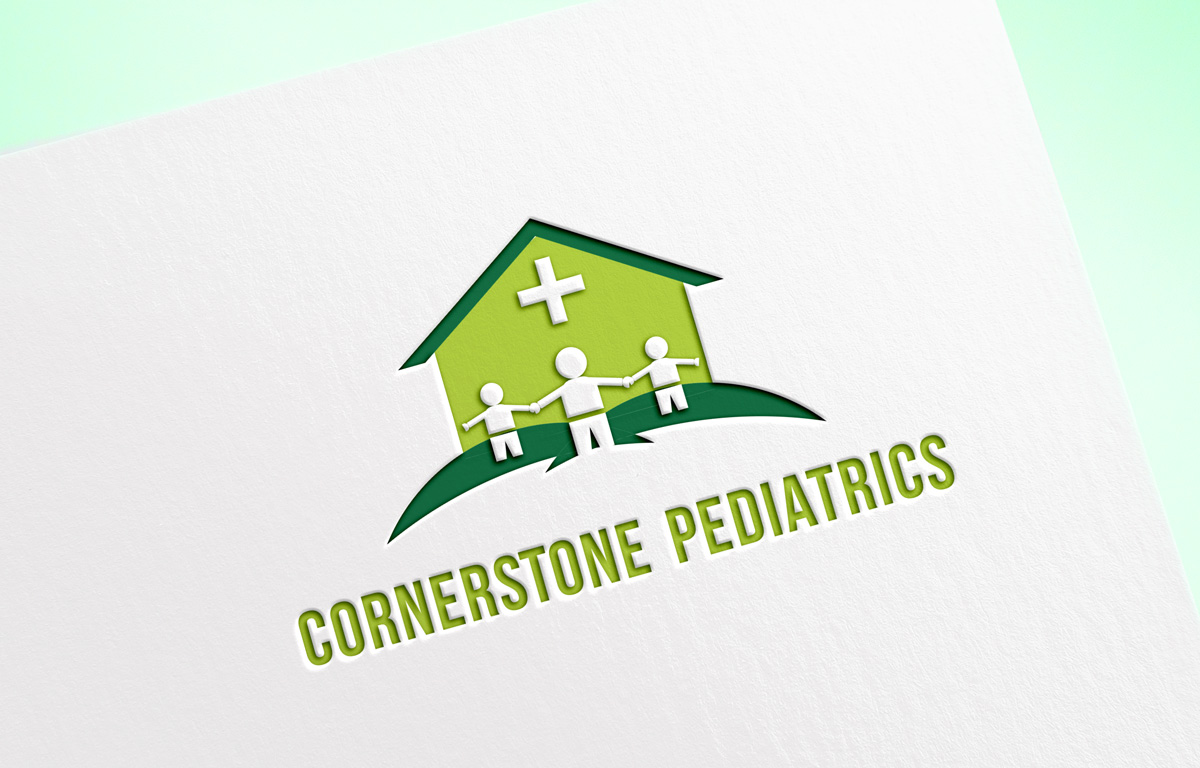 Logo Design by Wonderful design for Cornerstone Pediatrics  | Design #14363952