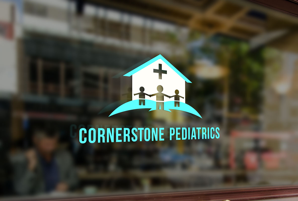 Logo Design by Wonderful design for Cornerstone Pediatrics  | Design #14364332