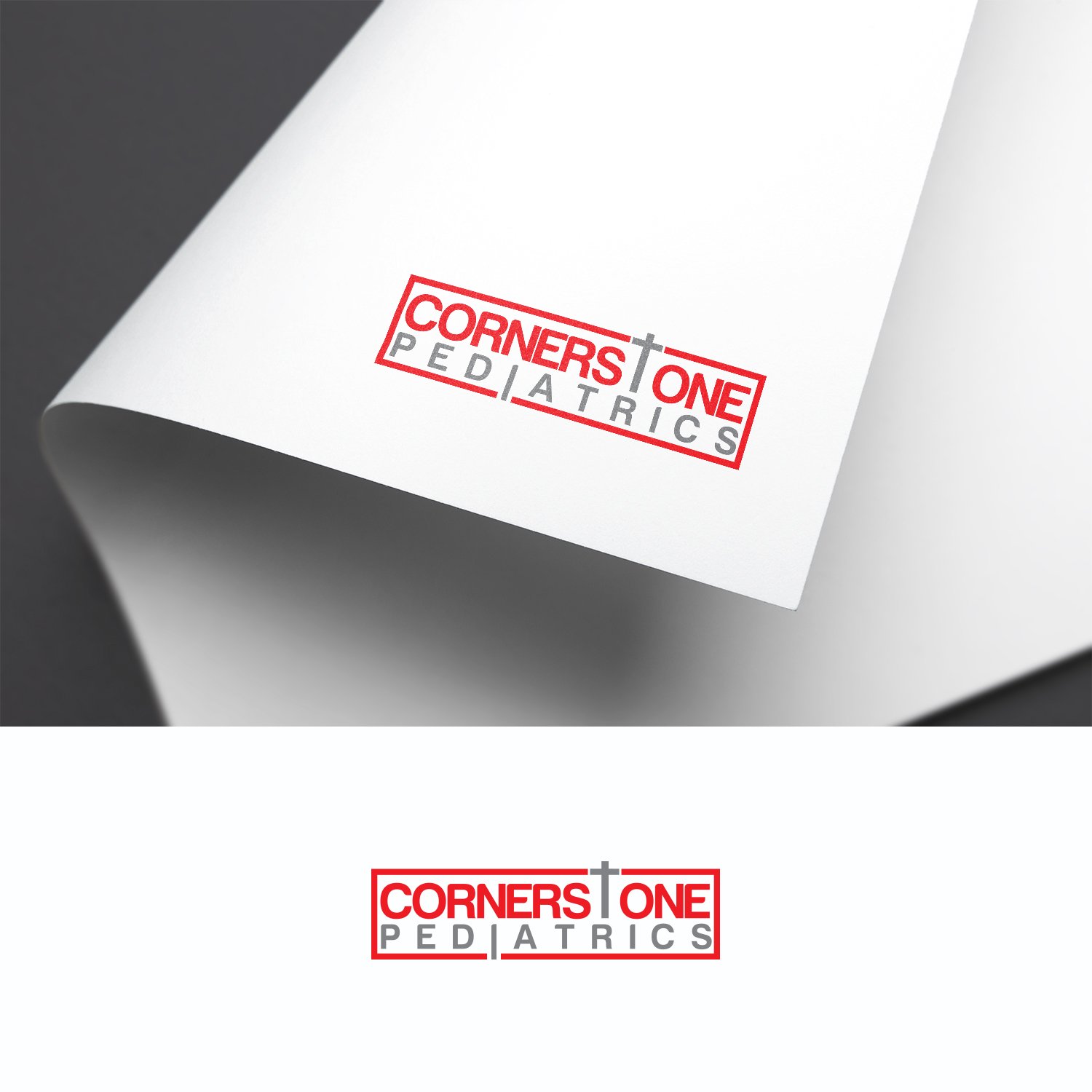 Logo Design by ADIZ Designs for Cornerstone Pediatrics  | Design #14362755