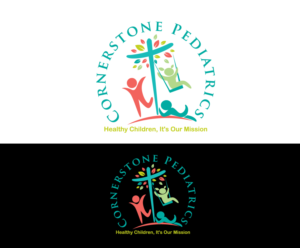 Cornerstone Pediatrics  | Logo Design by blue eye