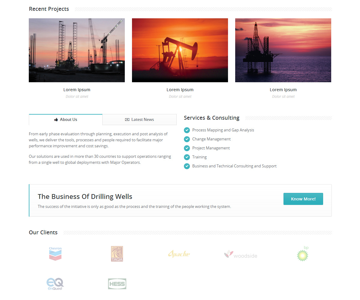 Web Design par seamlessly_weird pour Well Data Technologies | Design #2268975