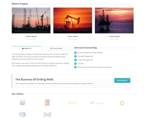 Web Design par seamlessly_weird pour Well Data Technologies | Design : #2268975