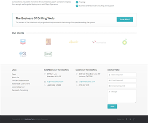 Web Design par seamlessly_weird pour Well Data Technologies | Design : #2268982